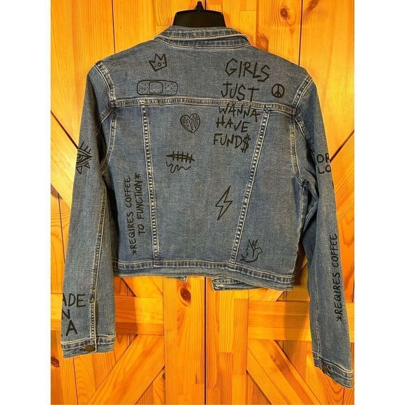 Mashed Potatoes premium denim jean jacket size small nwt (4987)￼ - Picture 7 of 7
